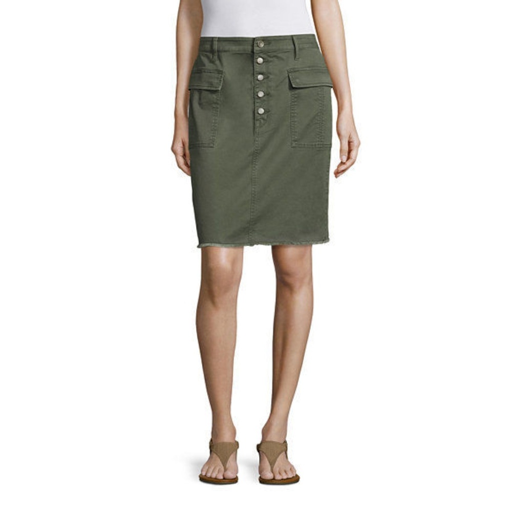 a.n.a Button-Fly Utility Skirt Size 6, 10 New